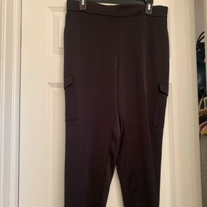 Loft petite shimmer cargo pants, size M, NWT